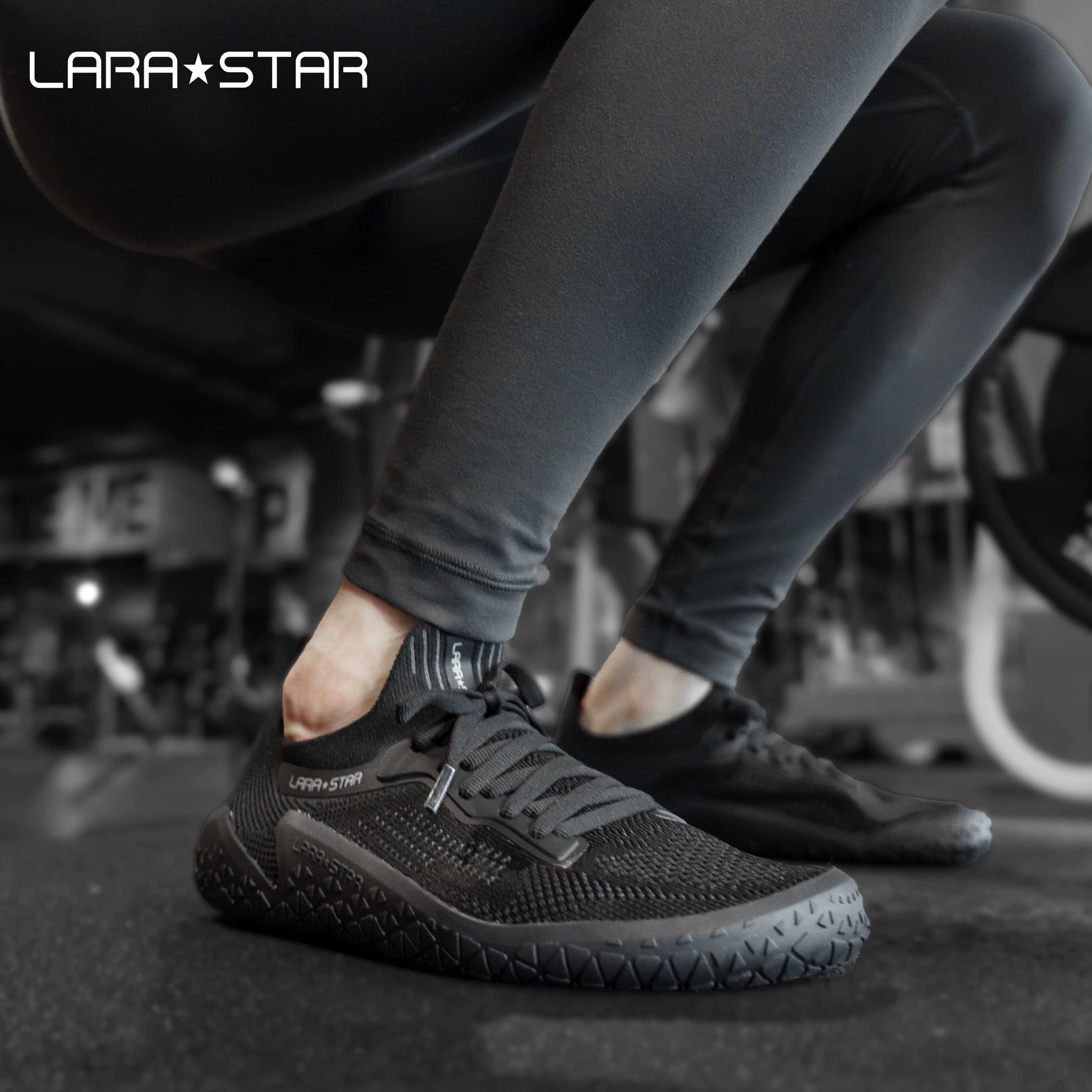 LS1033 Shark barefoot shoes Deadlift Squat fitness indoor lifting training shoes