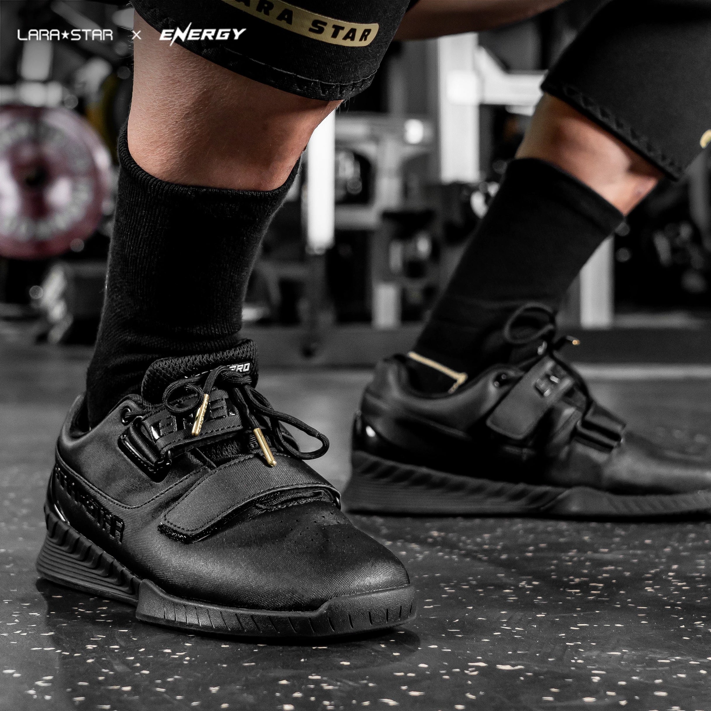 LS1520 Energy I PRO Weightlifting Squat Shoes – Wide Toe Box, Deadlift, Fitness, Squat, Powerlifting Training Shoes, consider one size up