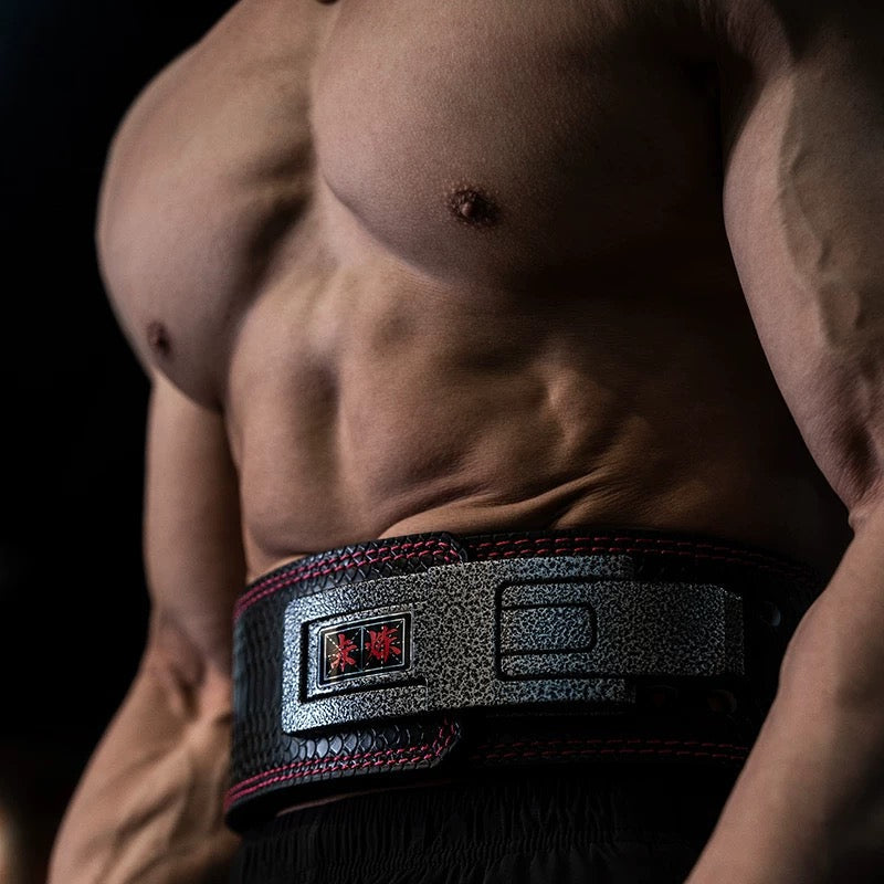 LS0825 scale design special edition quick buckle fitness belt Chilian series