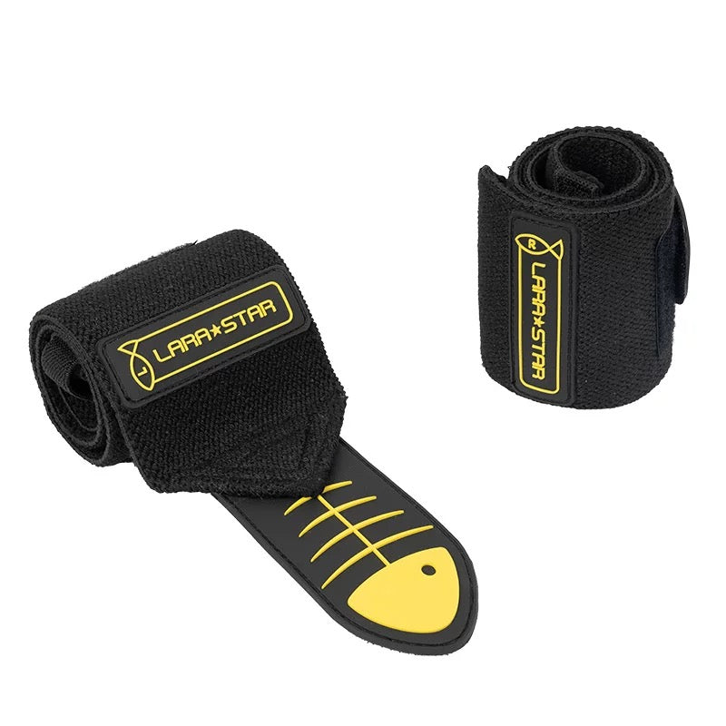 LS0857 Weightlifting belt cat and fish wrist wraps couple set