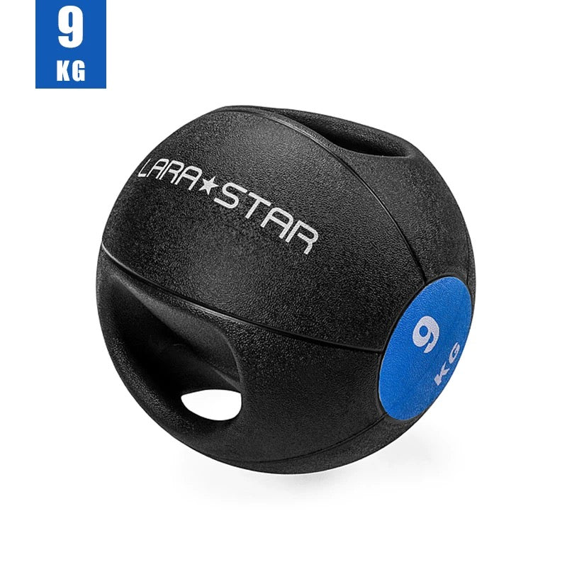 LS3004multifuctional medicine ball performance wall ball slam ball dual handle (boat shipping only)