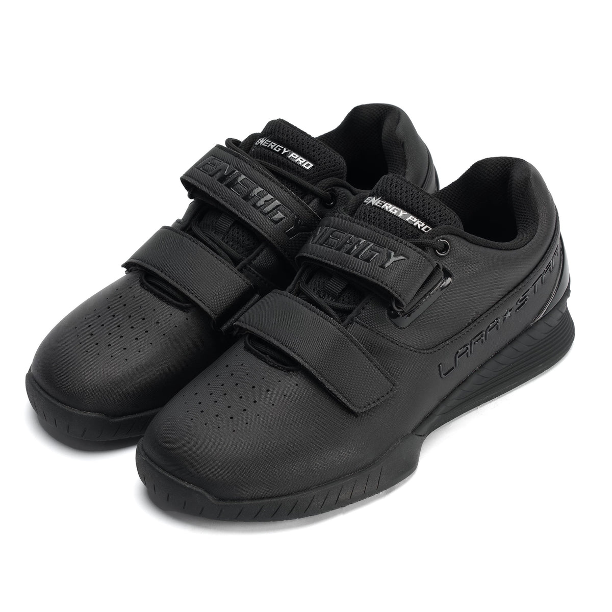 Lara Star Hook Loop Professional Male Powerlifting Shoes size 7 BLACK LS0021 Weightlifting Shoes II Fitness Deadlift Shoes  main image 3