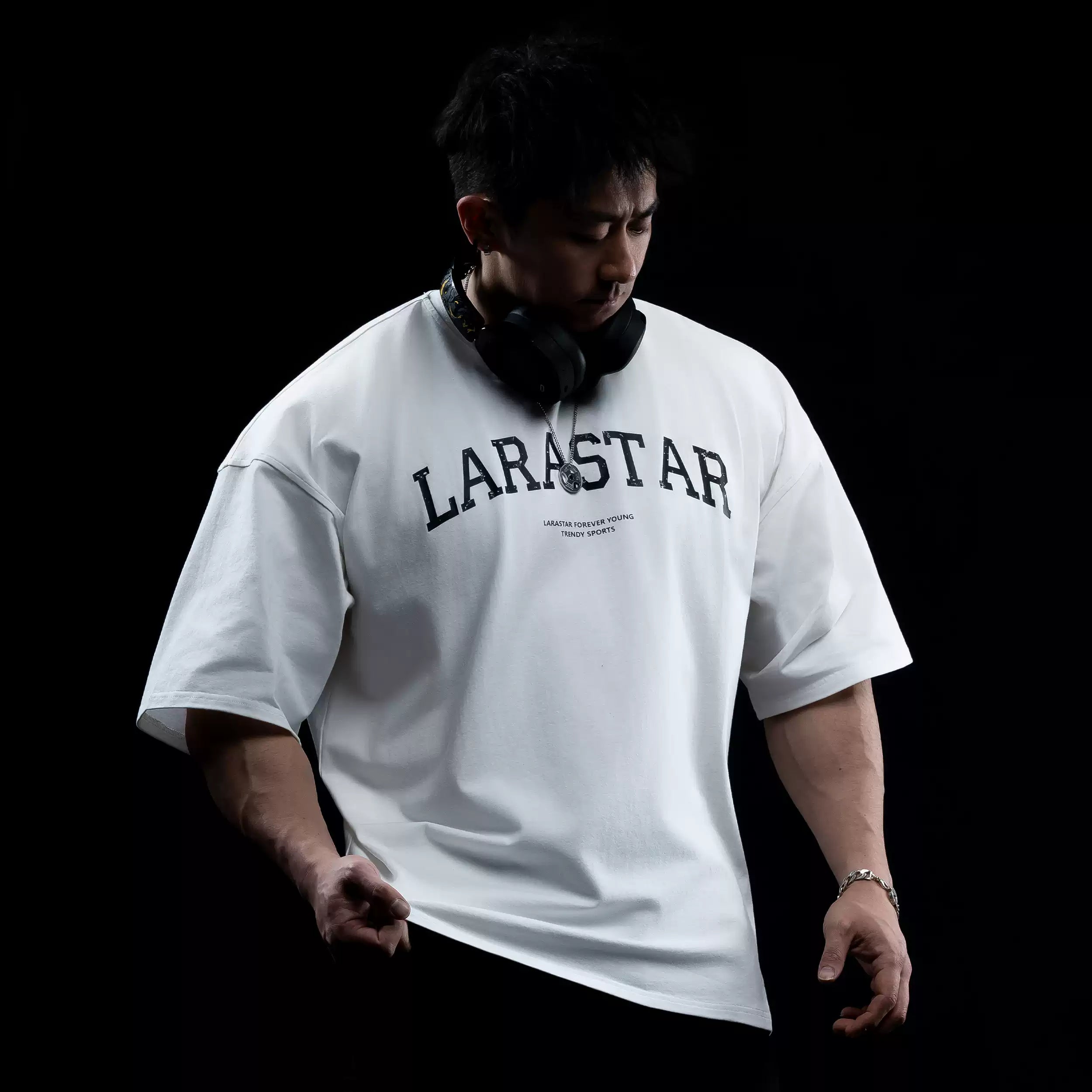LS1098 Oversized heavyweight short sleeve T-shirt