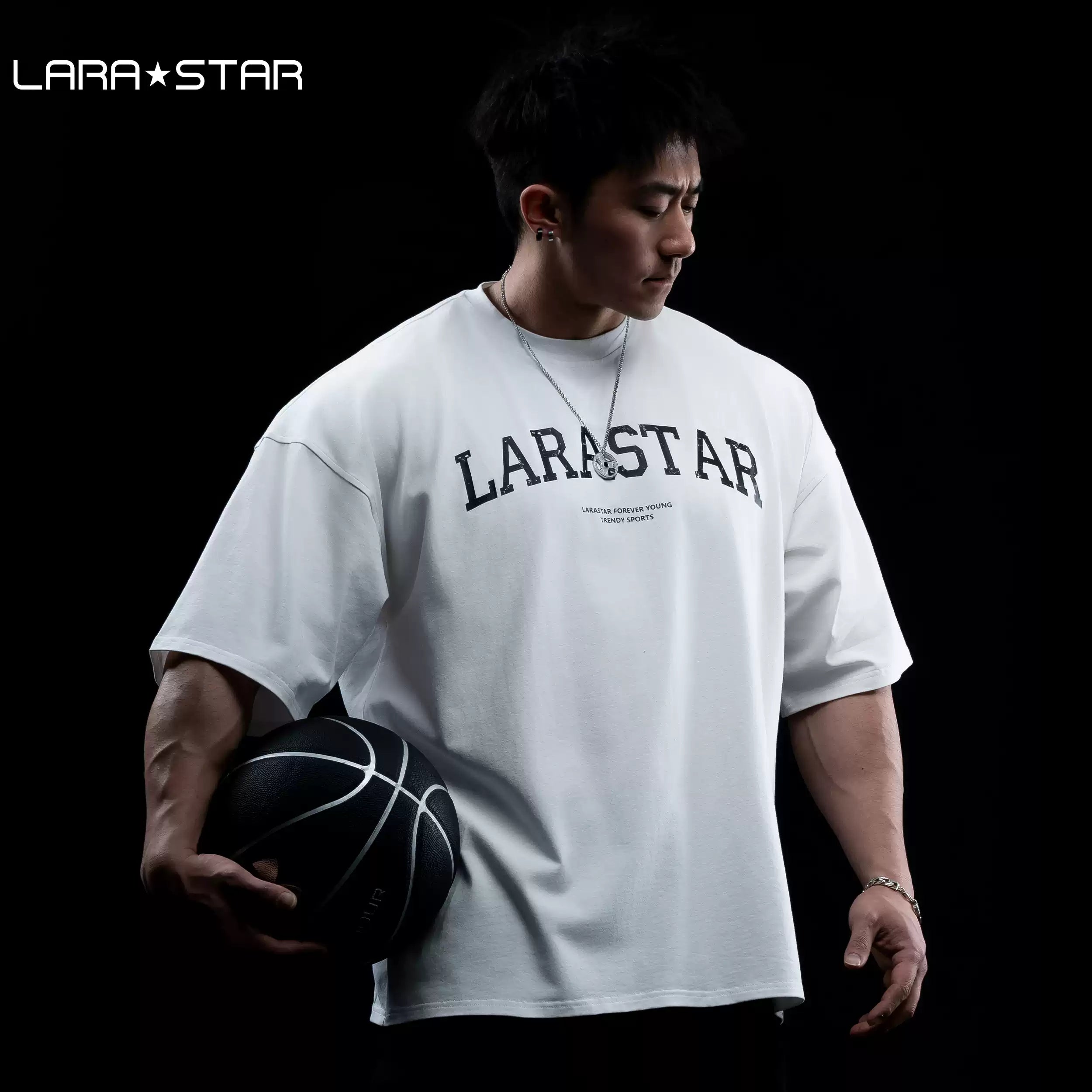 LS1098 Oversized heavyweight short sleeve T-shirt