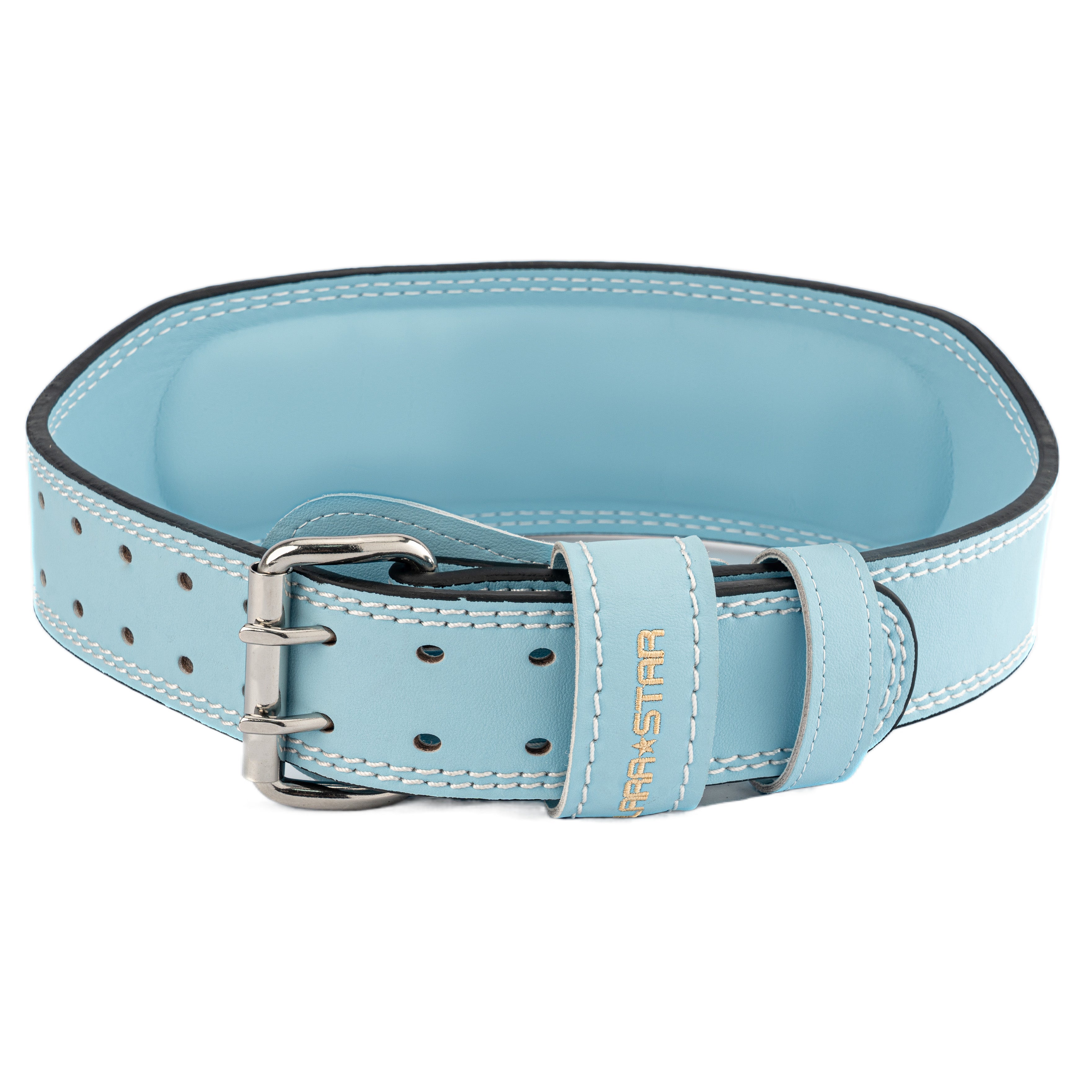 LS0828 Cowhide Embroidered Weight Lifting Belt