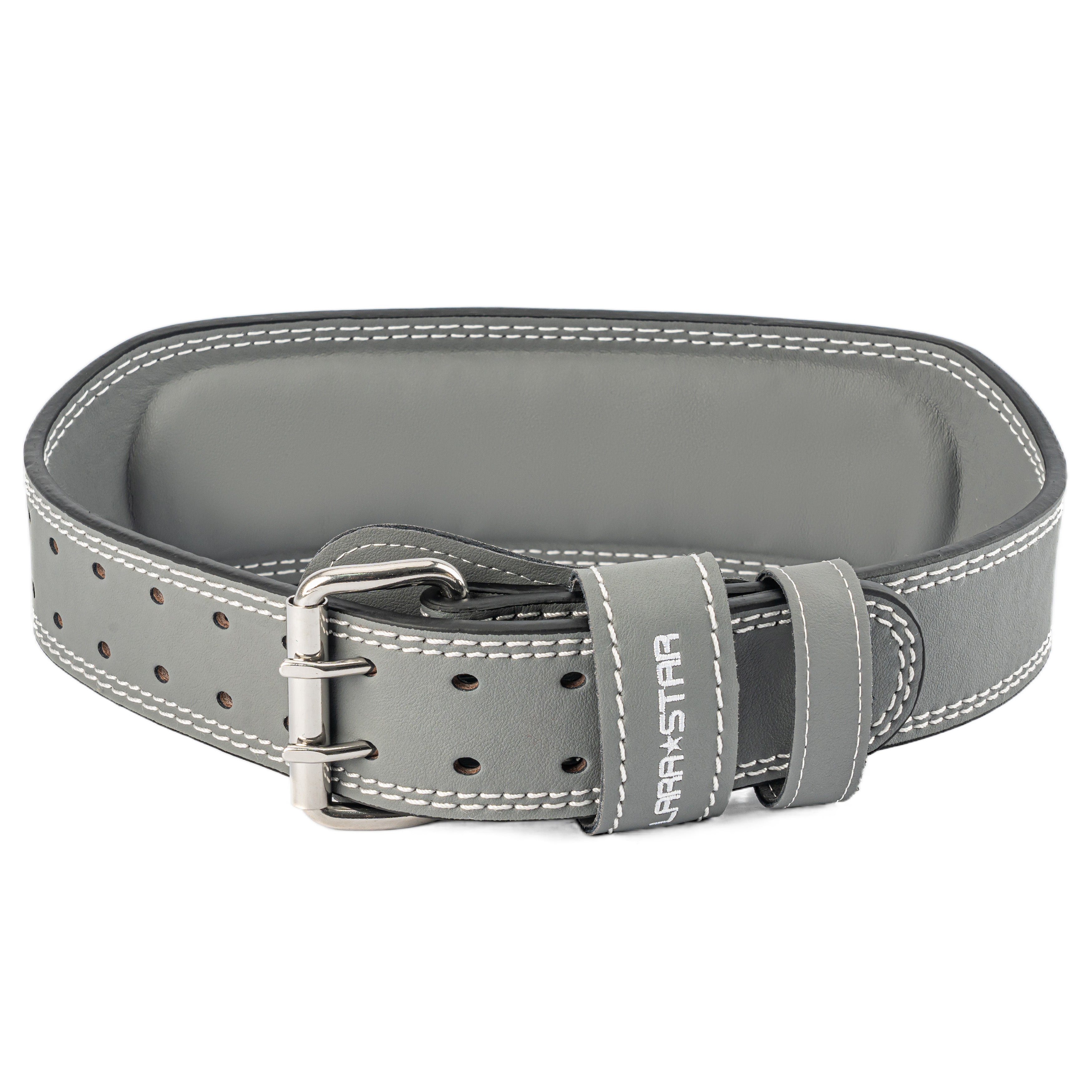 LS0828 Cowhide Embroidered Weight Lifting Belt