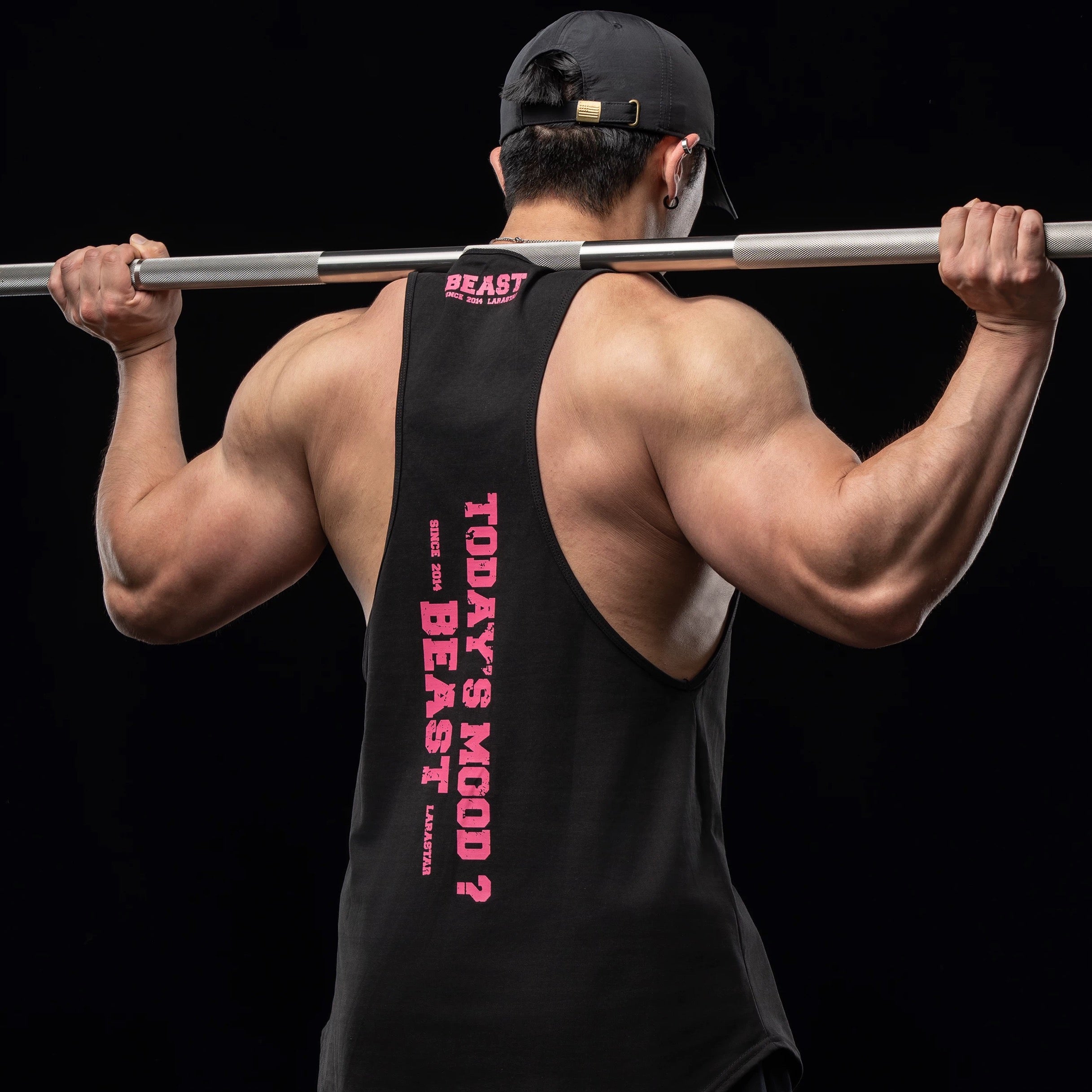 LS1536 Singlet tank top lifting fitness gym wear