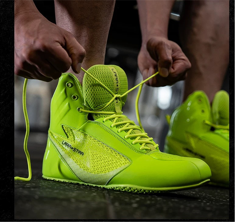 LS1082 Energy Series II Weight Lifting Shoes Non-slip Professional Wrestling Fitness Powerlifting Shoes Training Deadlift Squat Shoes