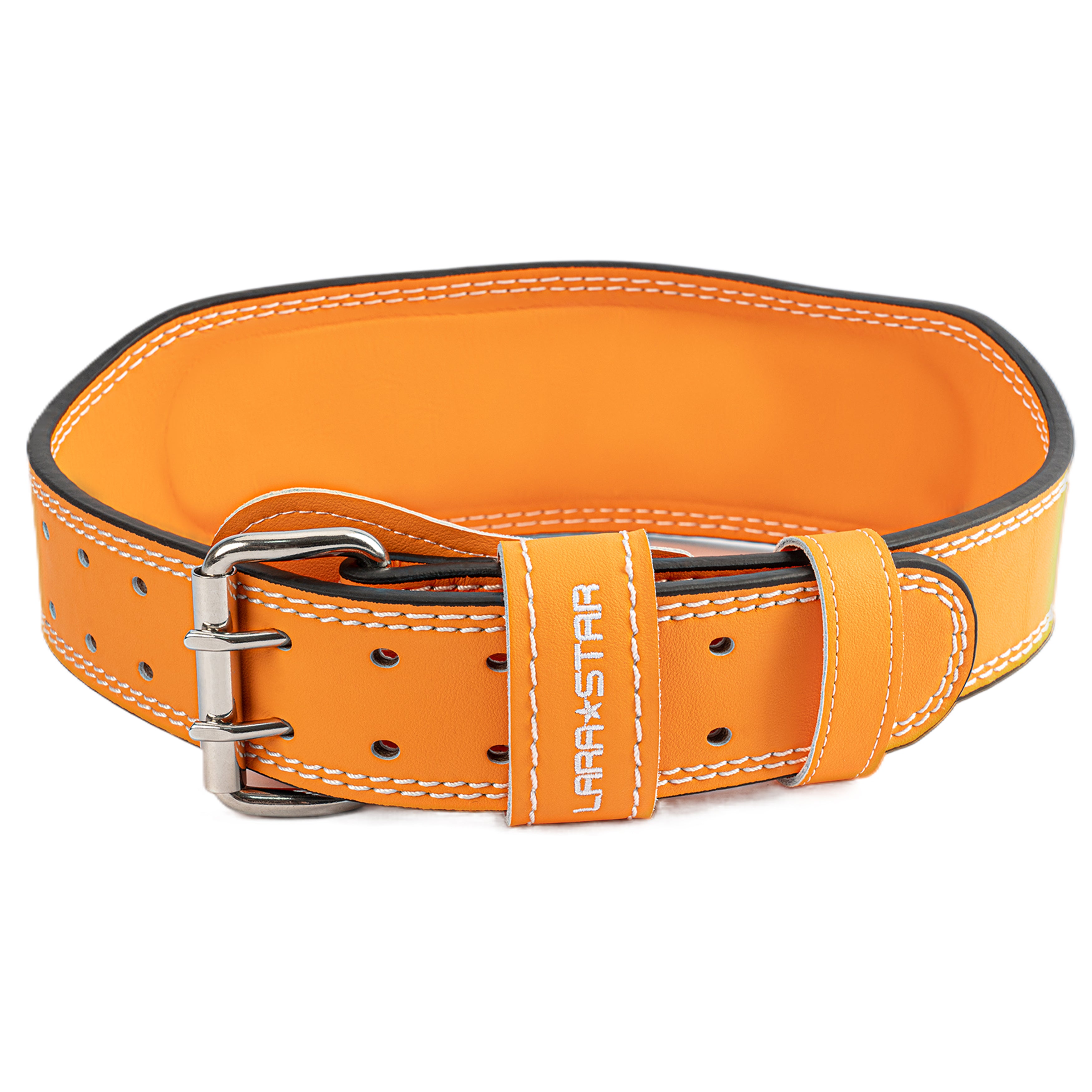 LS0828 Cowhide Embroidered Weight Lifting Belt