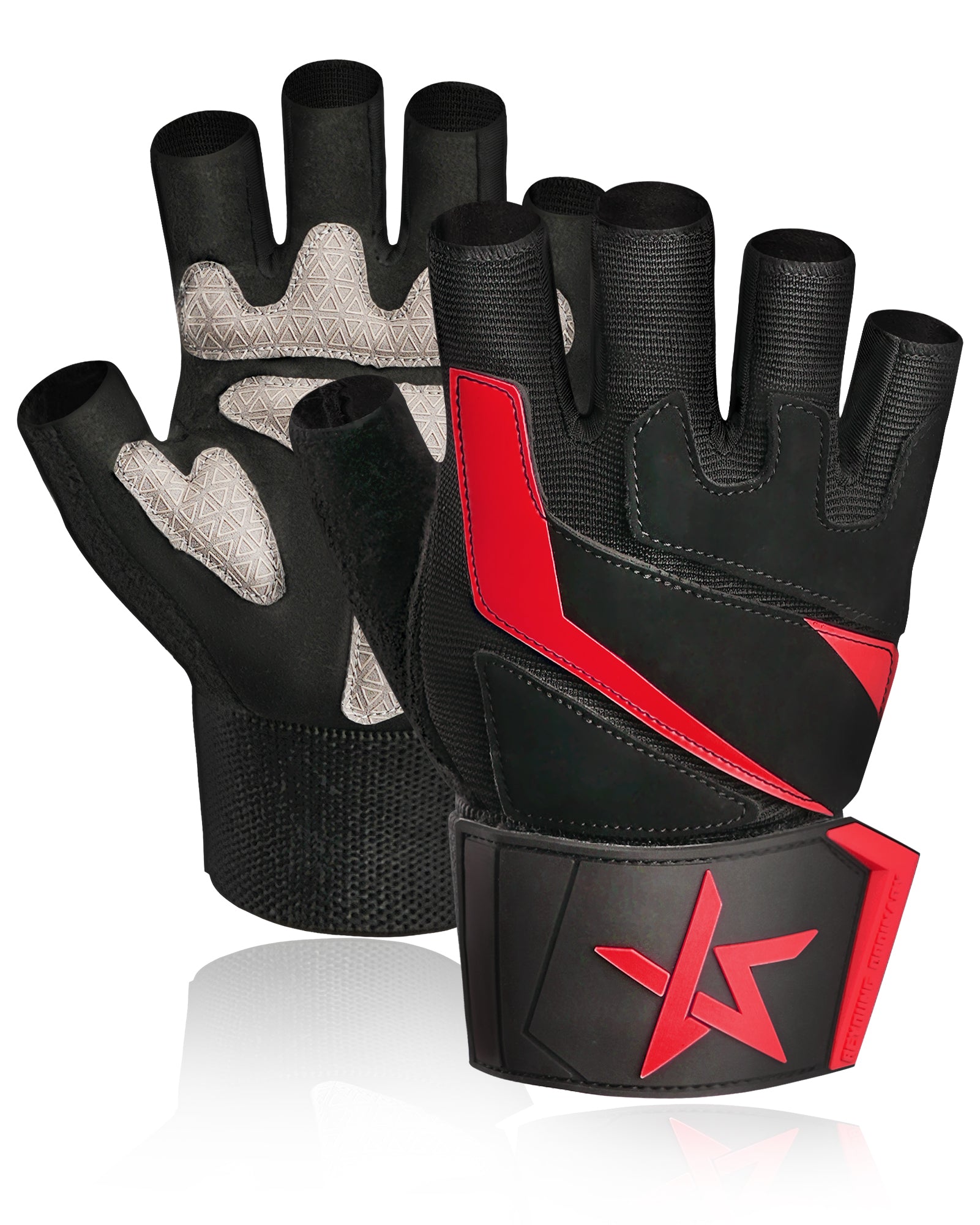 LS0738 Peaking Series Fitness Gloves With Wrist Wraps