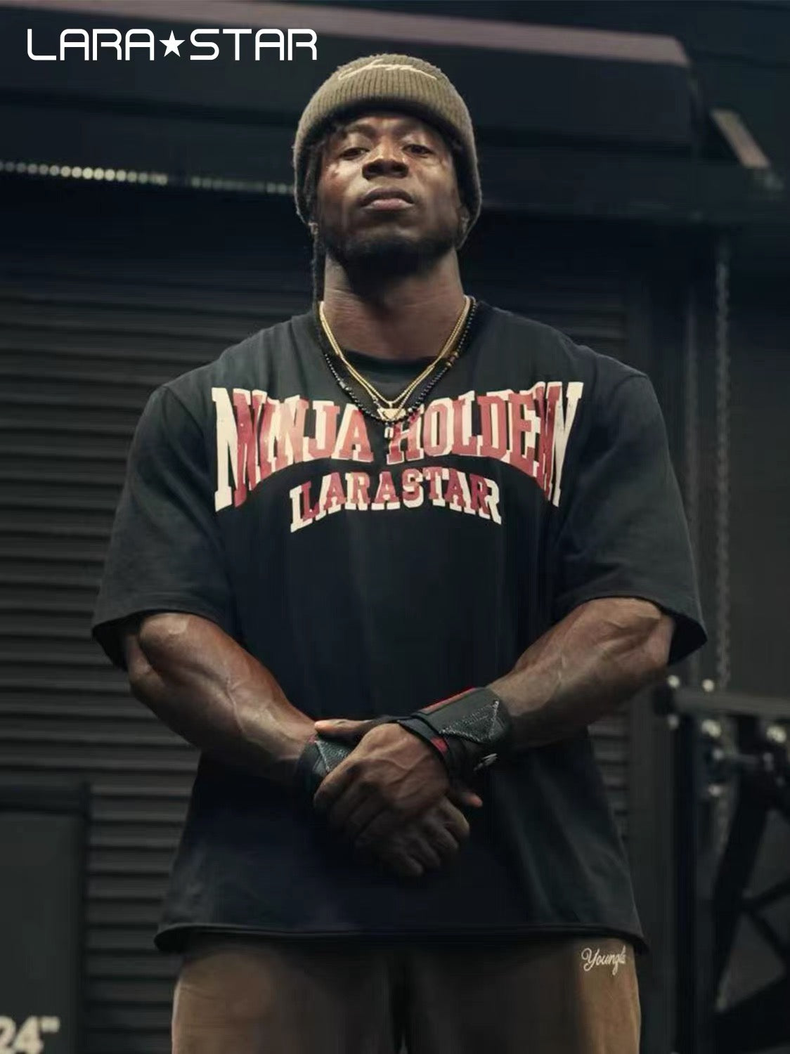 Collaborate with Kyron Holden-Ninja series: Tshirt; wrist wraps; towel