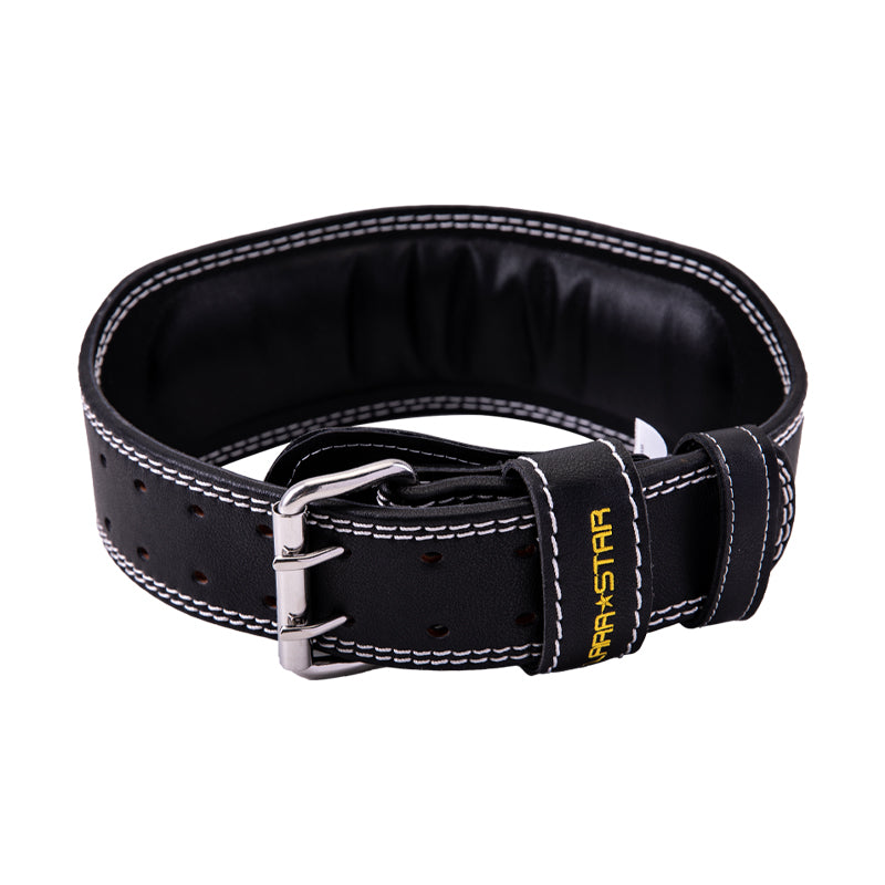 LS0828 Cowhide Embroidered Weight Lifting Belt