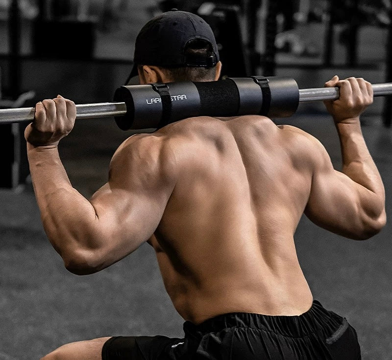 LS1101 Barbell Pad for Squat, Hip Thrust - Perfect for Gym Workout Smith Machine Thruster Weightlifting - Relieves Neck and Shoulder Pain