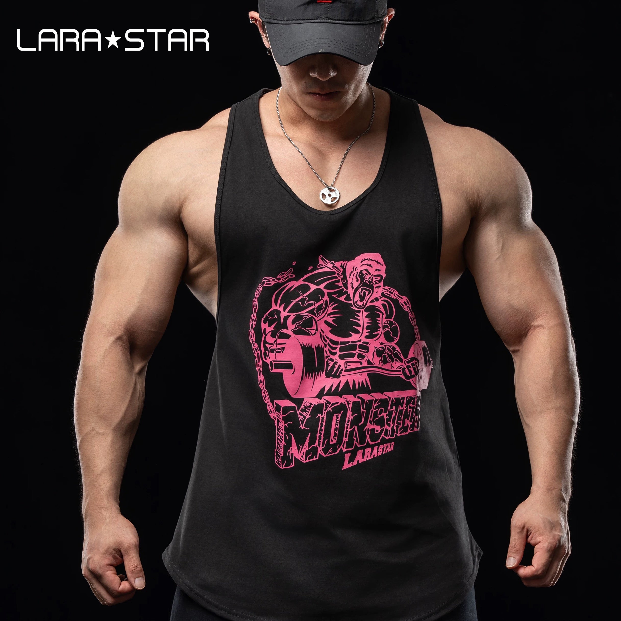 LS1536 Singlet tank top lifting fitness gym wear