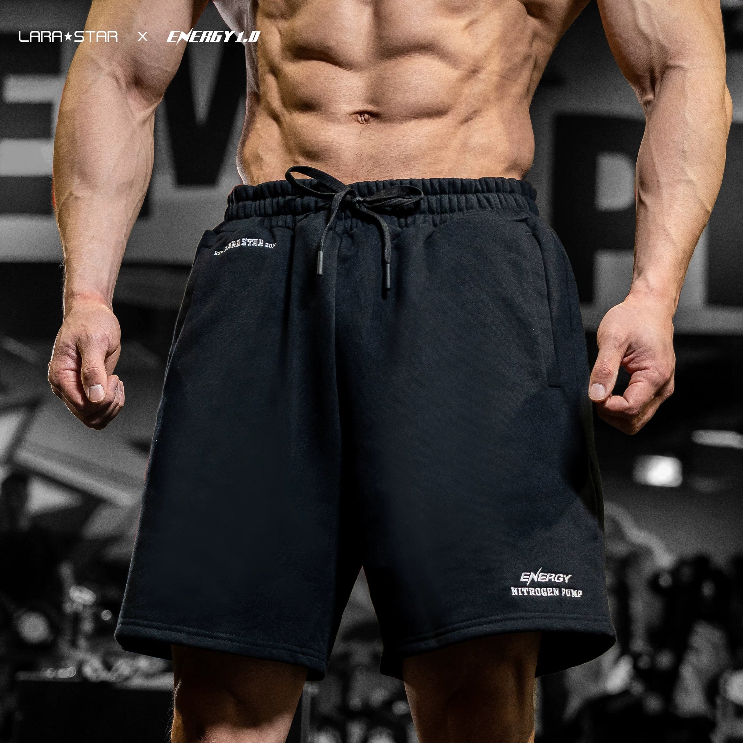 LS1078 heavyweight sports shorts