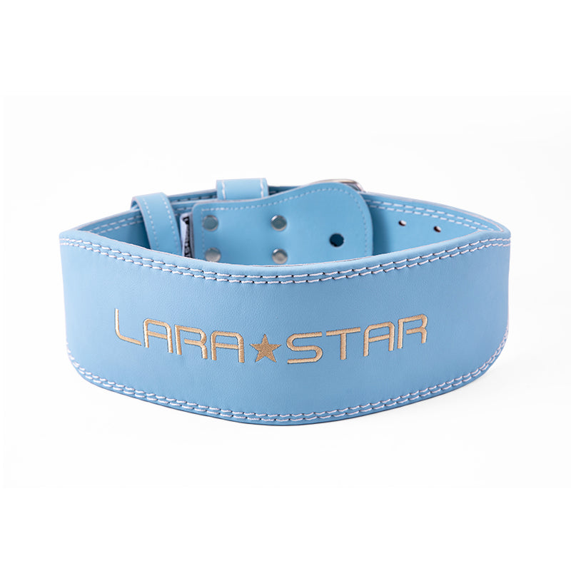 LS0828 Cowhide Embroidered Weight Lifting Belt
