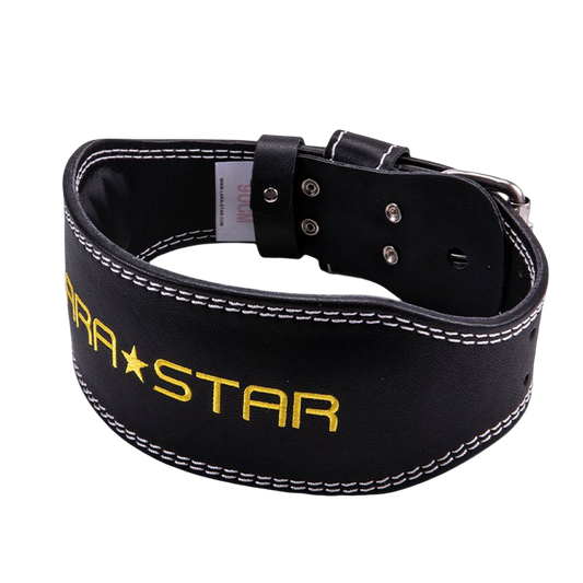 Cowhide Embroidered Weight Lifting Belt