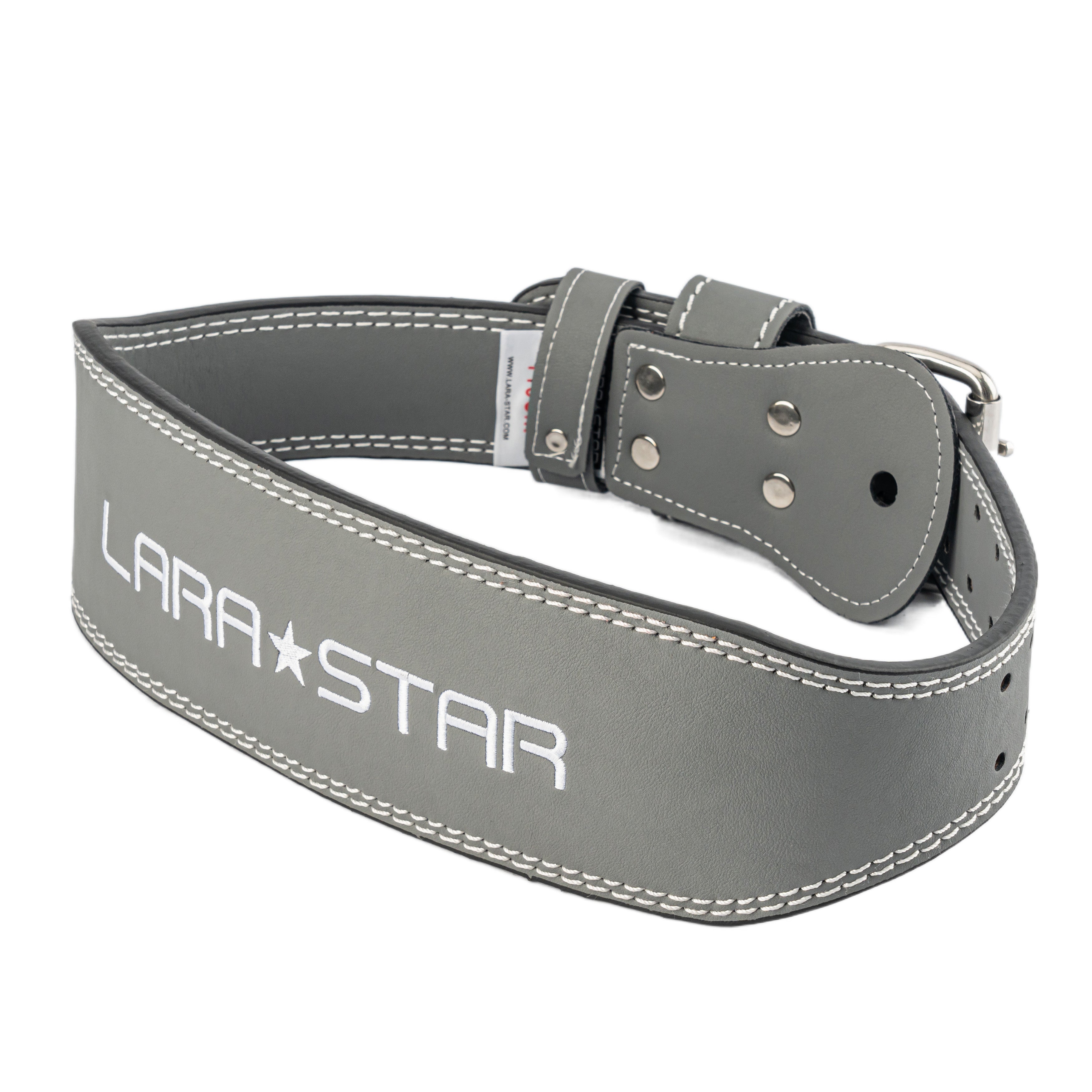 LS0828 Cowhide Embroidered Weight Lifting Belt